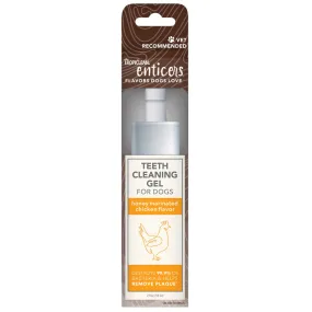 15% OFF: Tropiclean Enticers Honey Marinated Chicken Flavor Teeth Cleaning Gel For Dogs 2oz