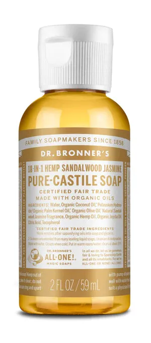 18-In-1 Pure-Castile Soap - Sandalwood & Jasmine