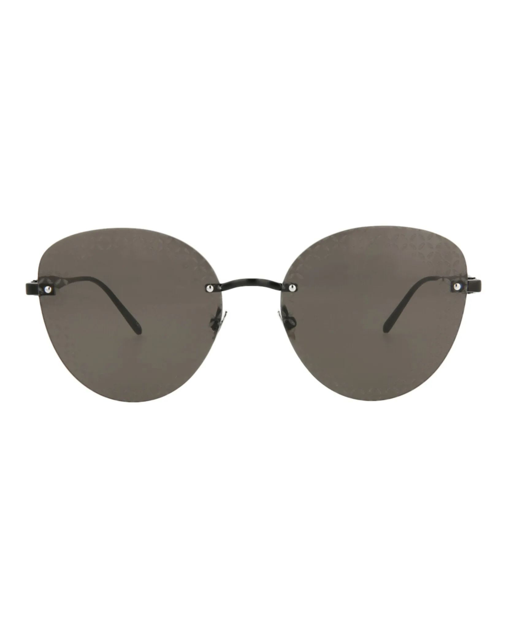 Alaia Womens Cat Eye Black Black Grey Fashion Designer Eyewear