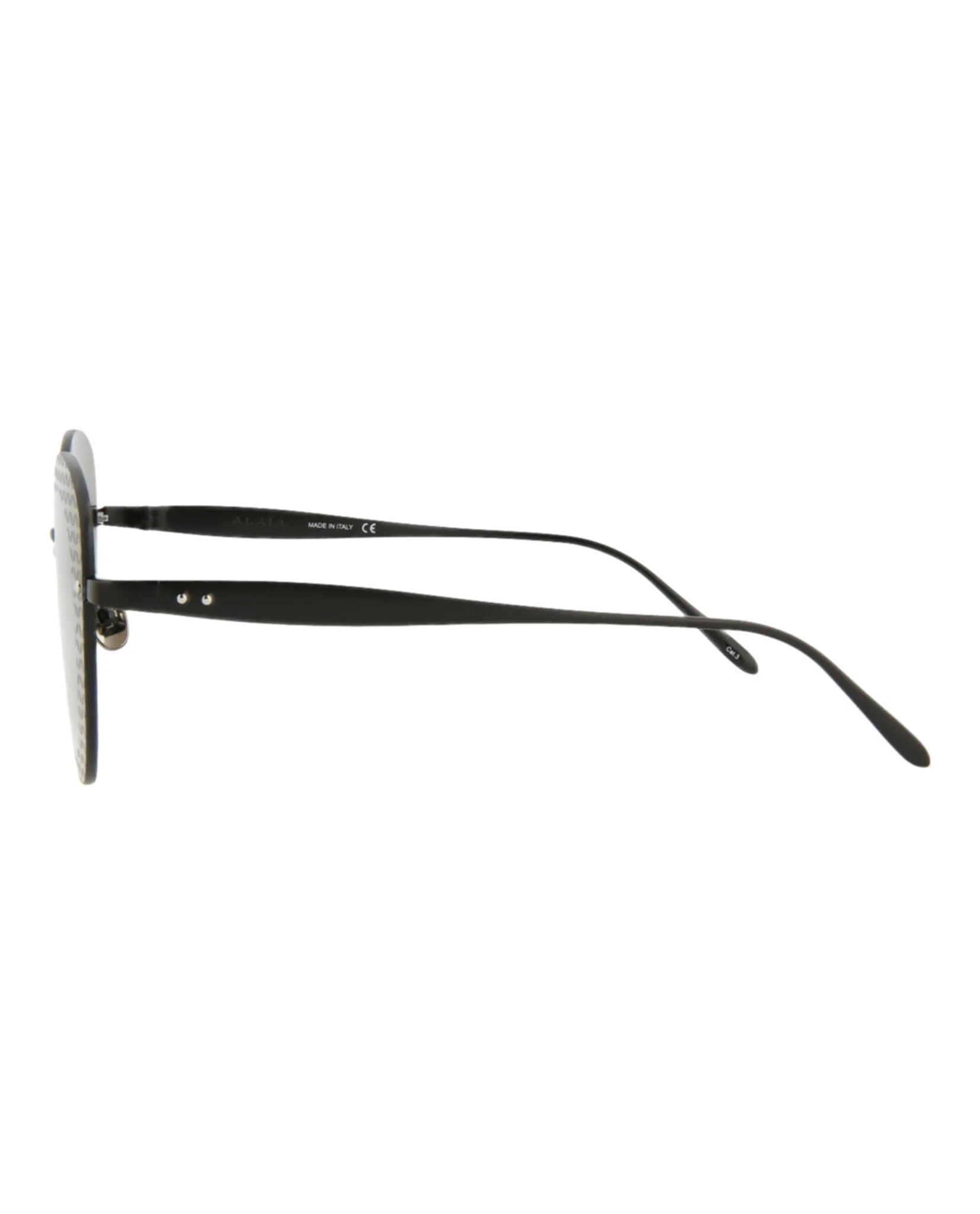Alaia Womens Cat Eye Black Black Grey Fashion Designer Eyewear