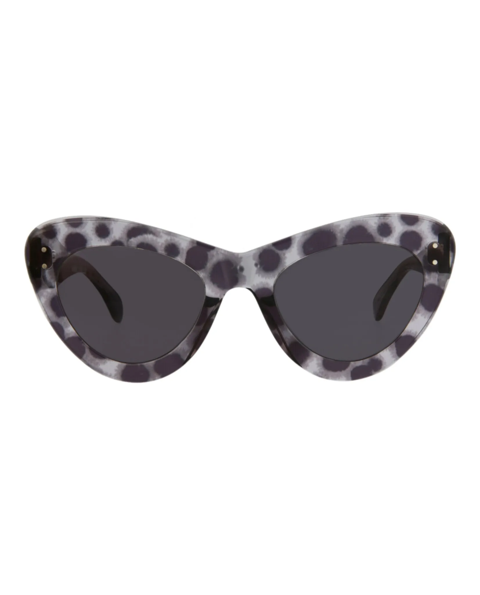Alaia Womens Cat Eye Grey Grey Grey Fashion Designer Eyewear