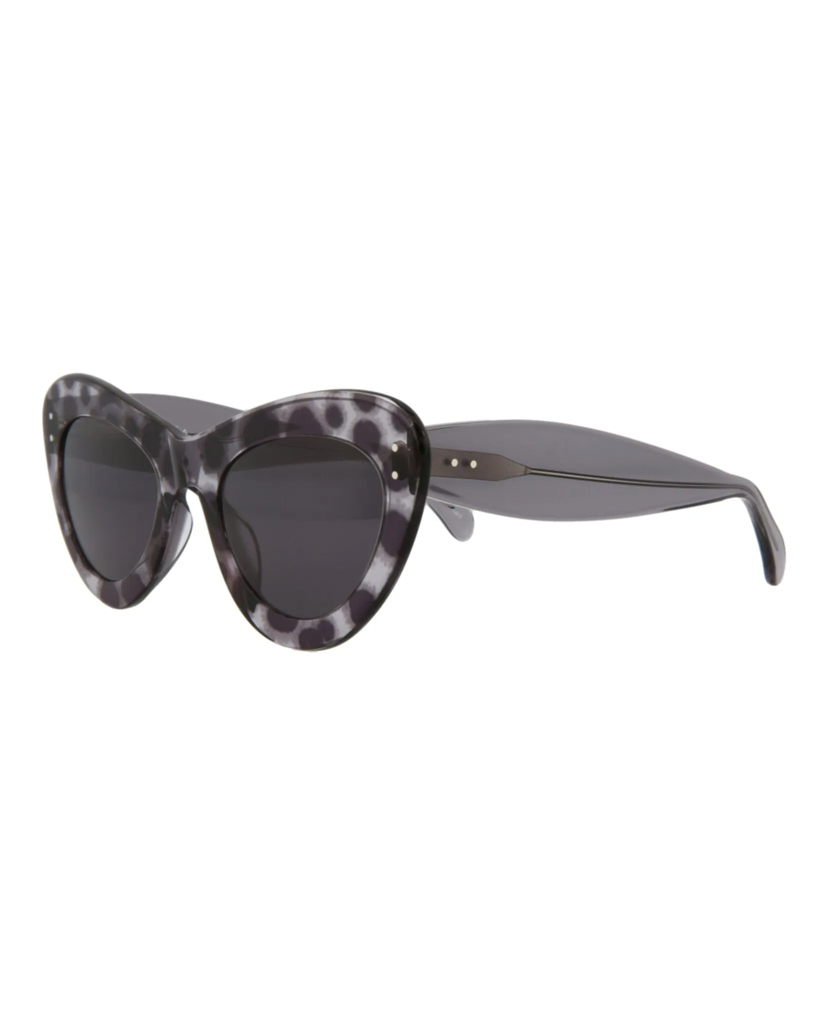 Alaia Womens Cat Eye Grey Grey Grey Fashion Designer Eyewear
