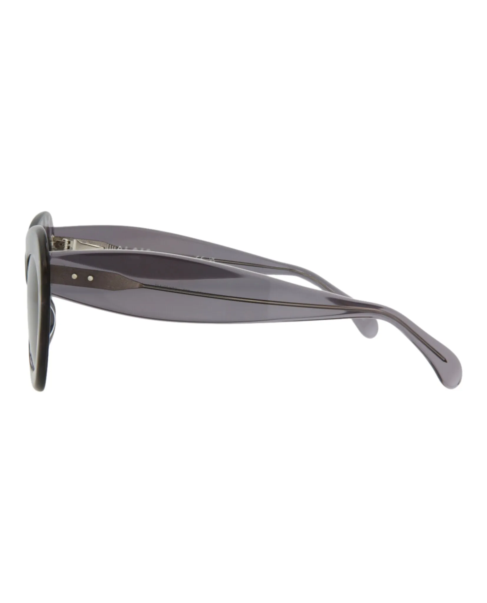 Alaia Womens Cat Eye Grey Grey Grey Fashion Designer Eyewear