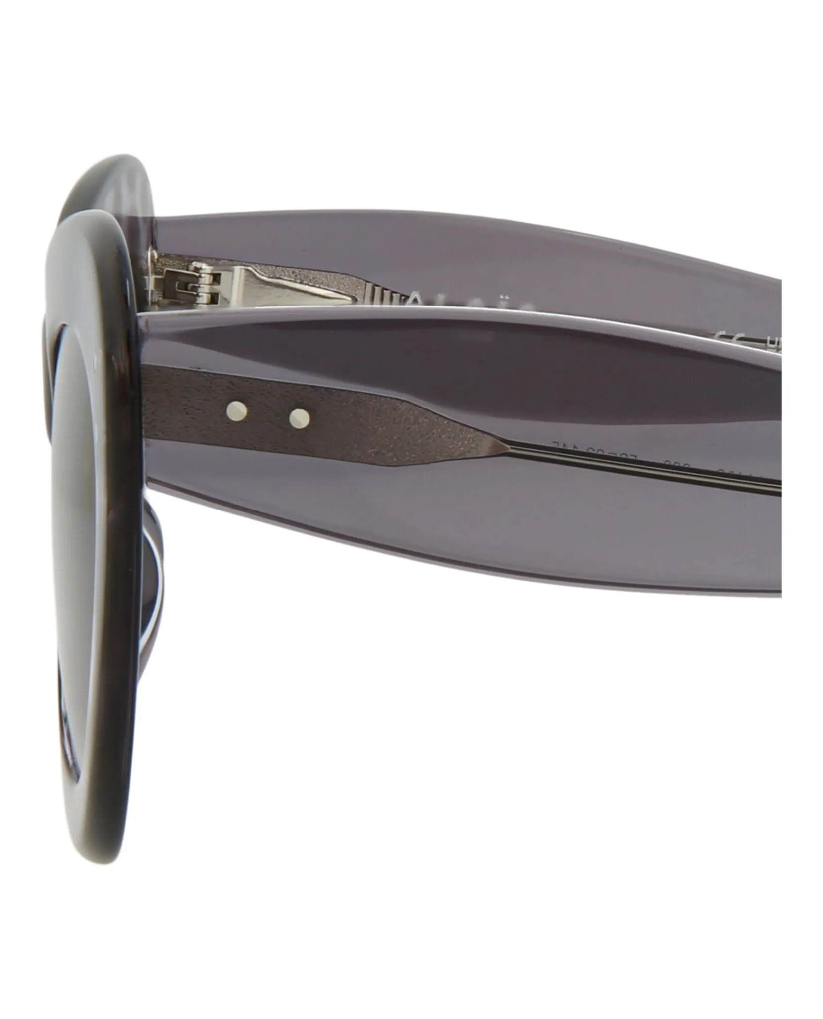 Alaia Womens Cat Eye Grey Grey Grey Fashion Designer Eyewear