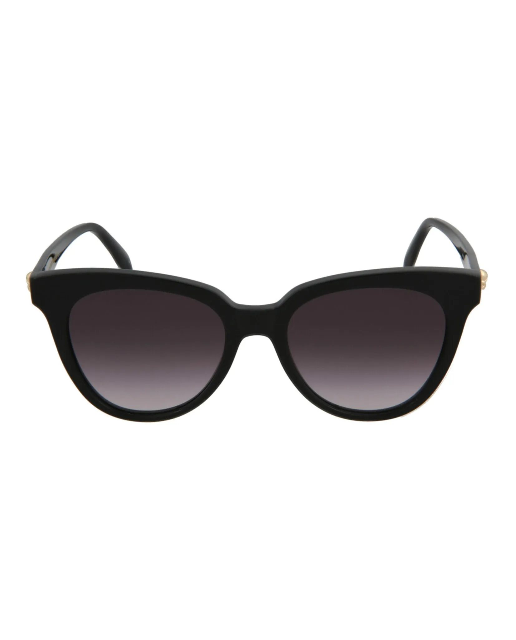 Alexander McQueen Womens Cat Eye Black Fashion Designer Eyewear