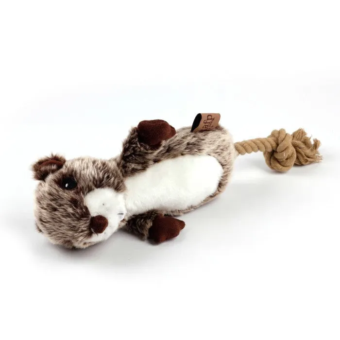 All For Paws Classic Plush Beaver Dog Toy - Durable, Soft, Squeaky - Justin Model