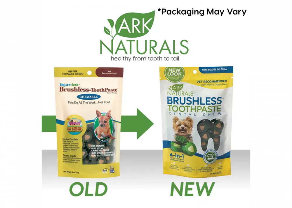 Ark Naturals Brushless Toothpaste Mini Dog Treats