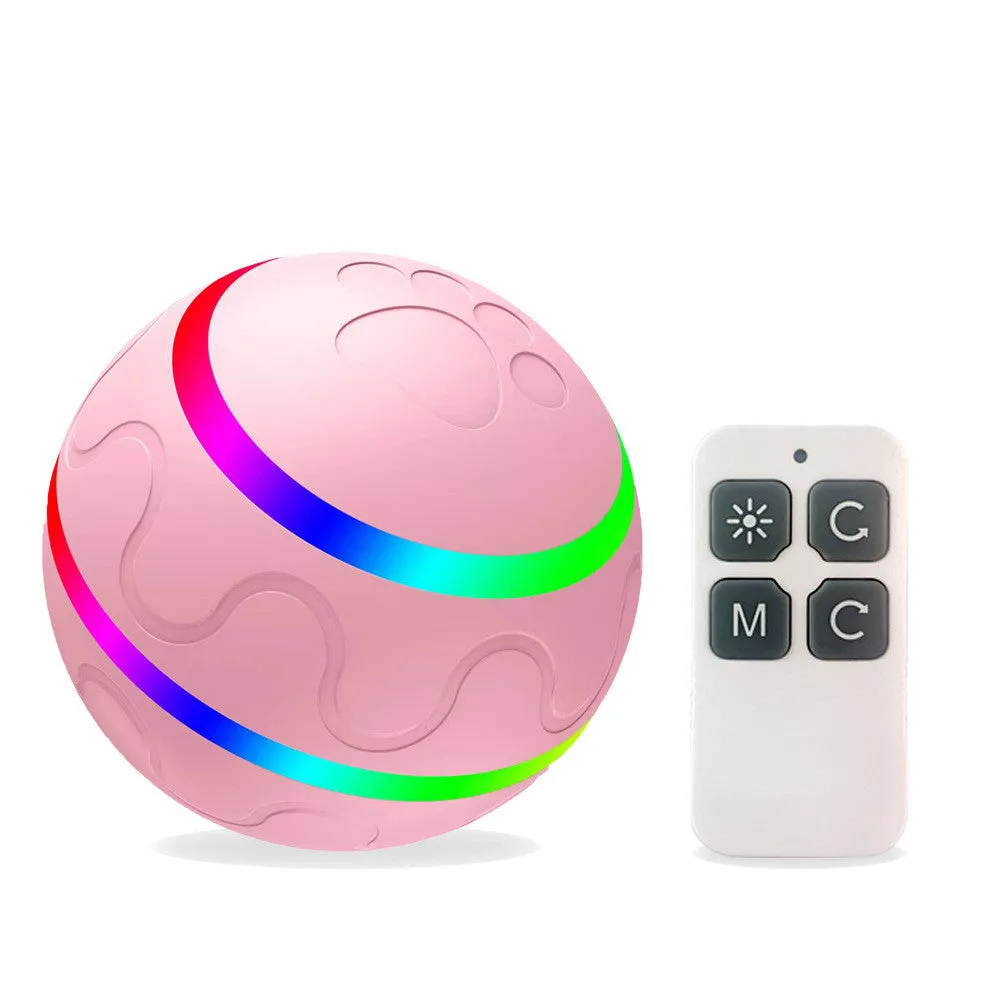 Automatic Self Rotating USB Intelligent  Wicked Cat Toy Ball for entertainment of cats