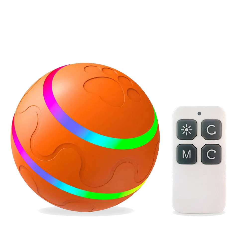 Automatic Self Rotating USB Intelligent  Wicked Cat Toy Ball for entertainment of cats