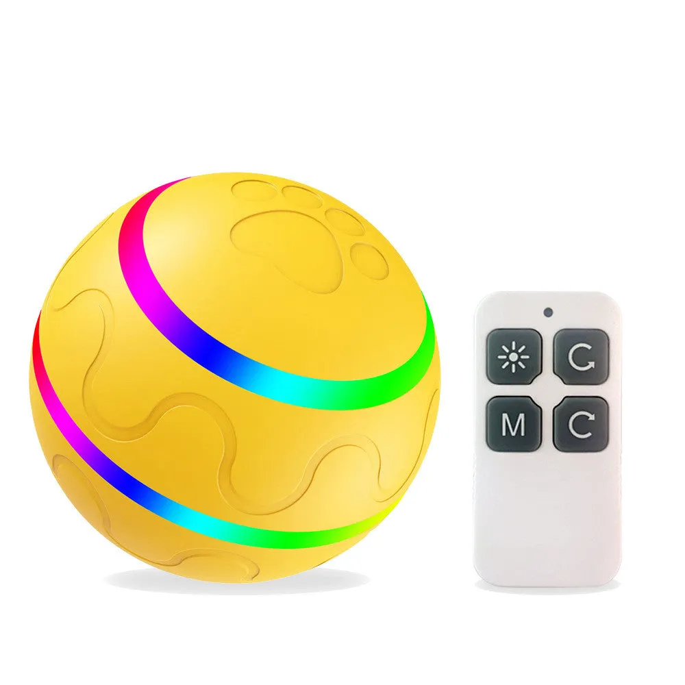 Automatic Self Rotating USB Intelligent  Wicked Cat Toy Ball for entertainment of cats