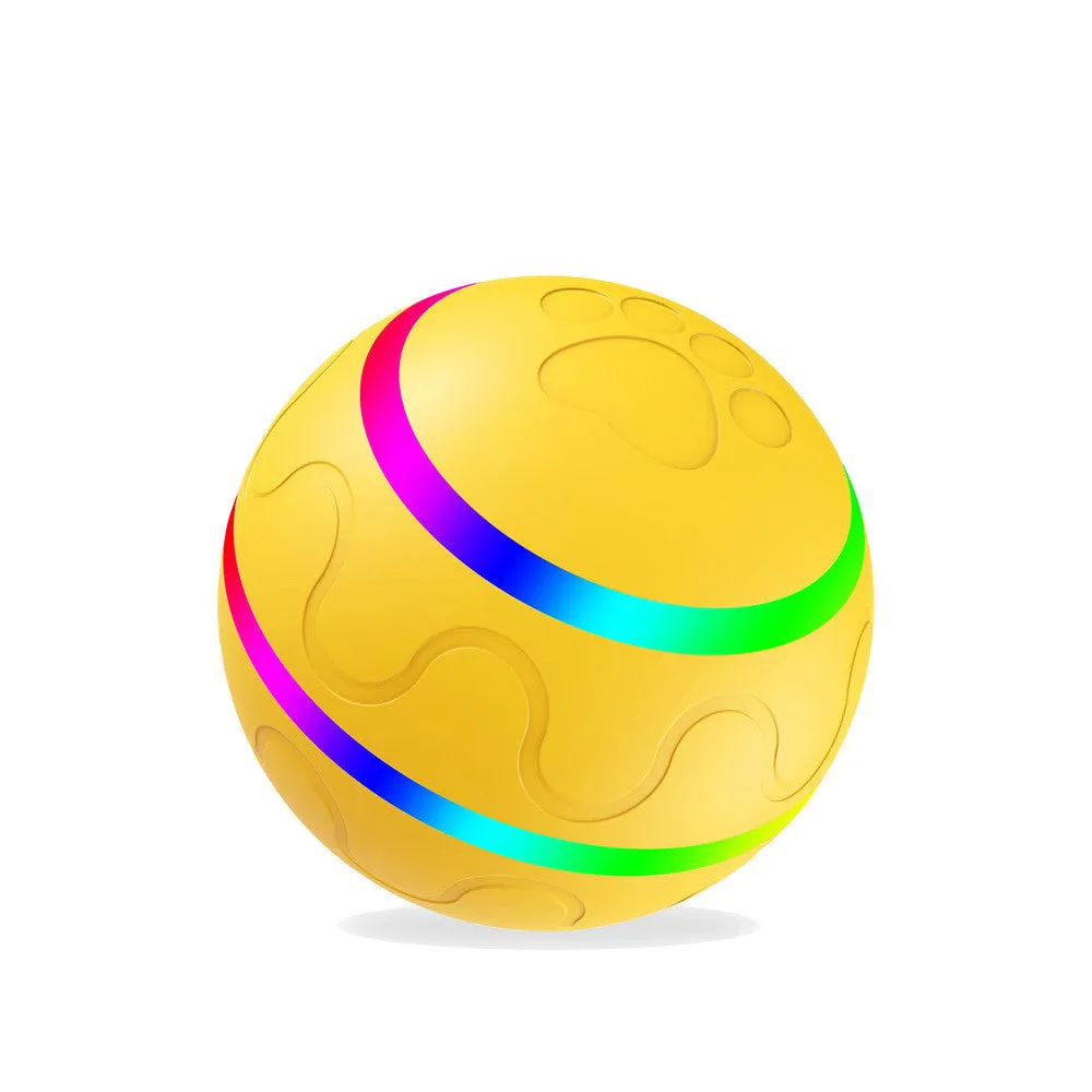 Automatic Self Rotating USB Intelligent  Wicked Cat Toy Ball for entertainment of cats