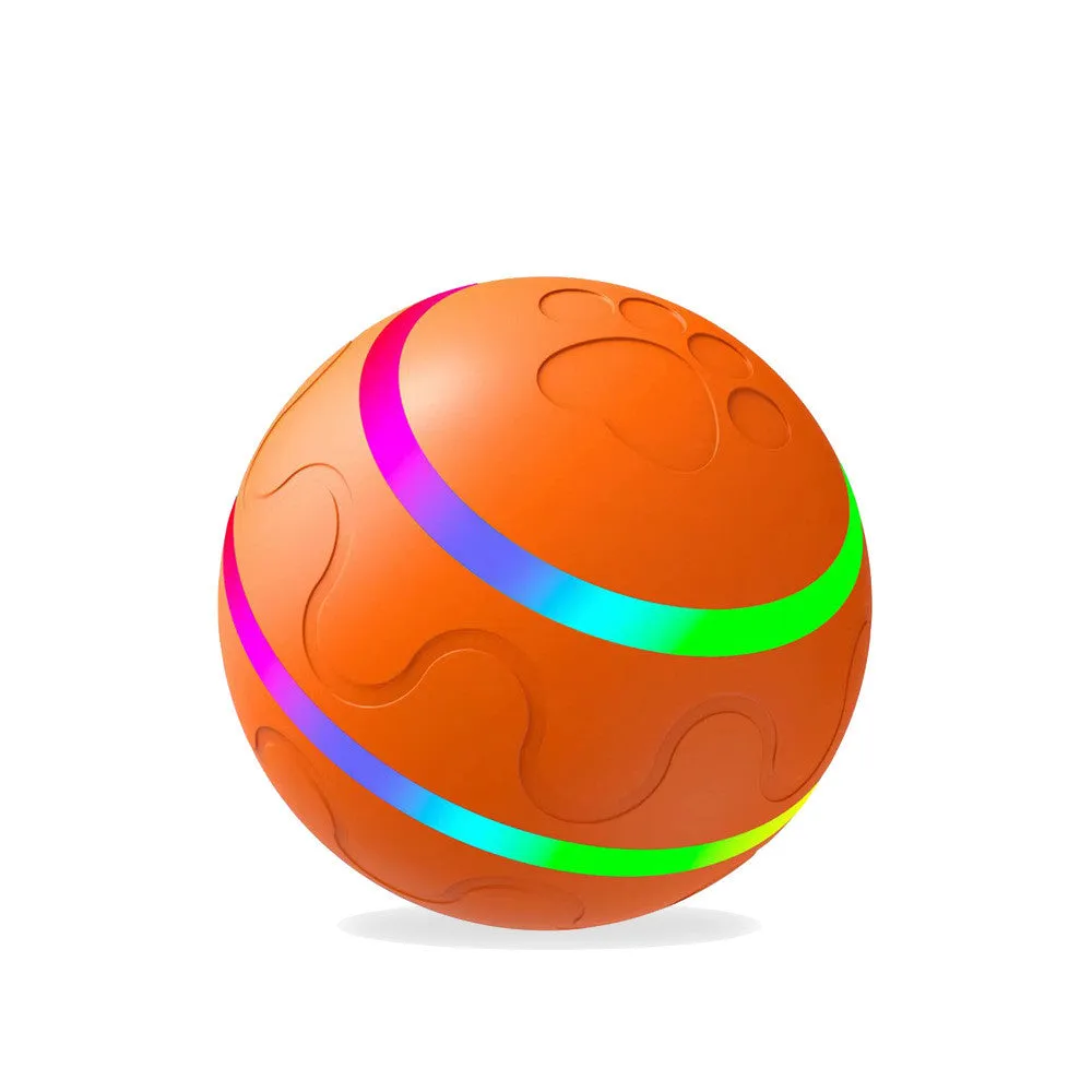 Automatic Self Rotating USB Intelligent  Wicked Cat Toy Ball for entertainment of cats