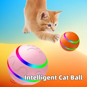 Automatic Self Rotating USB Intelligent  Wicked Cat Toy Ball for entertainment of cats