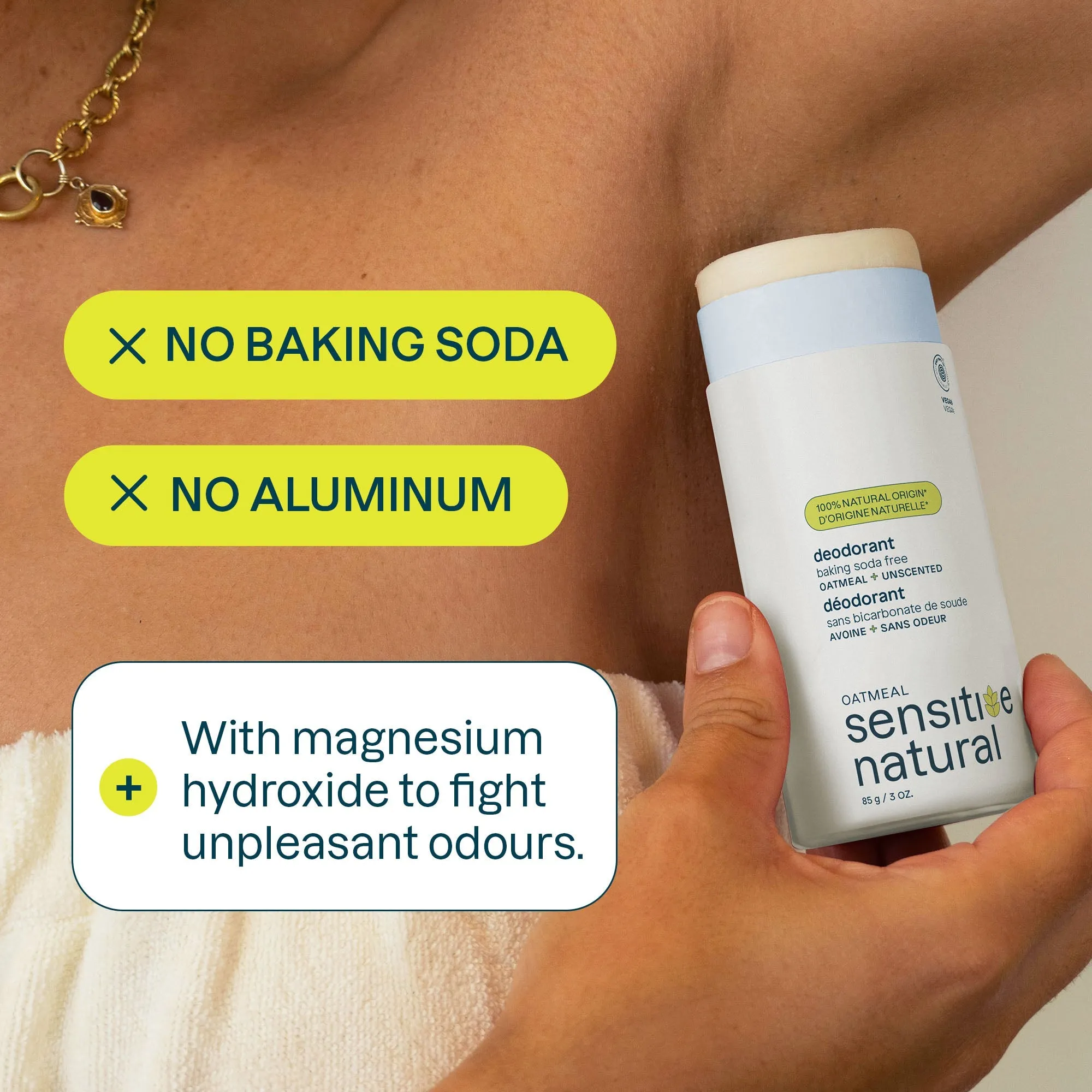 Baking soda-free deodorant  : SENSITIVE SKIN