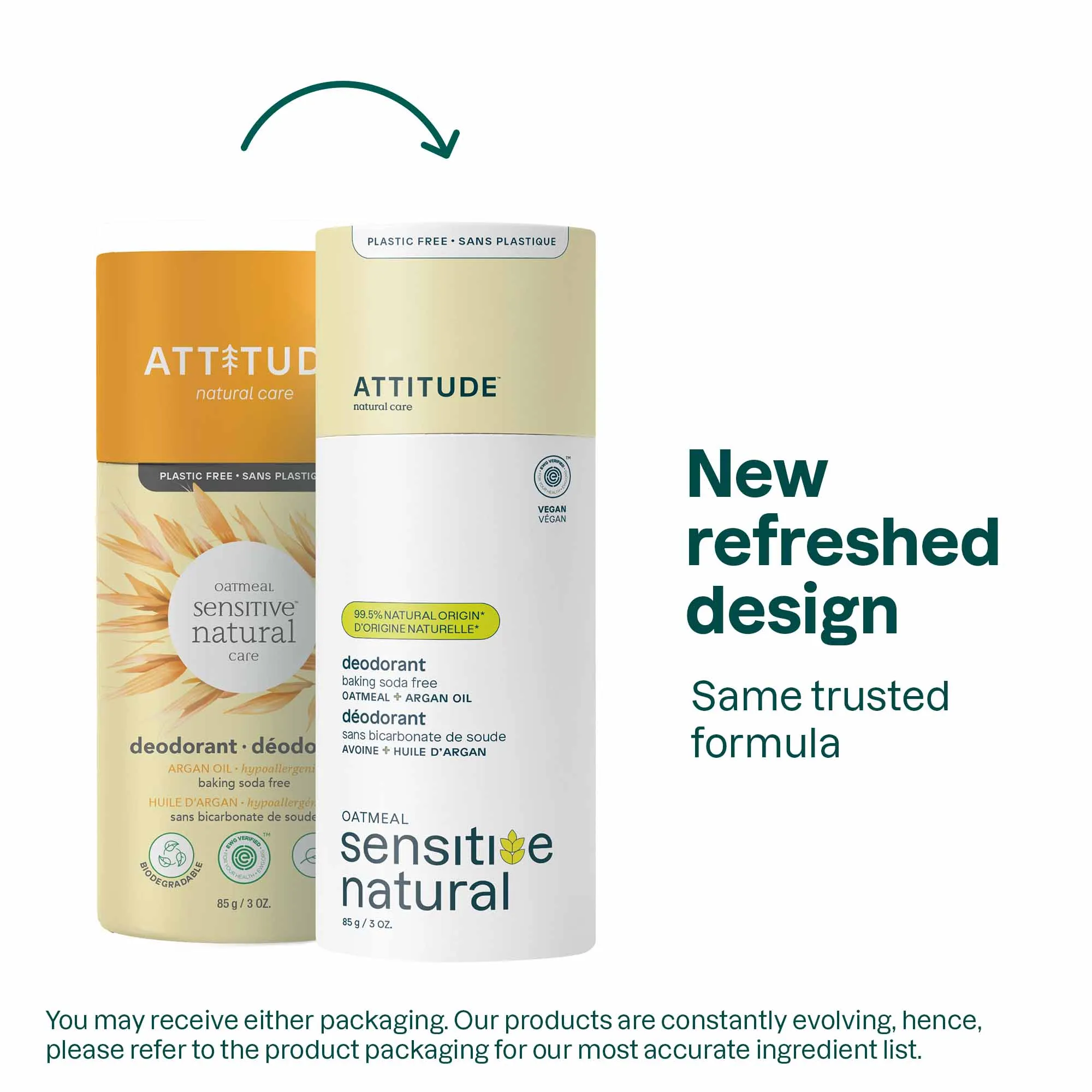 Baking soda-free deodorant  : SENSITIVE SKIN