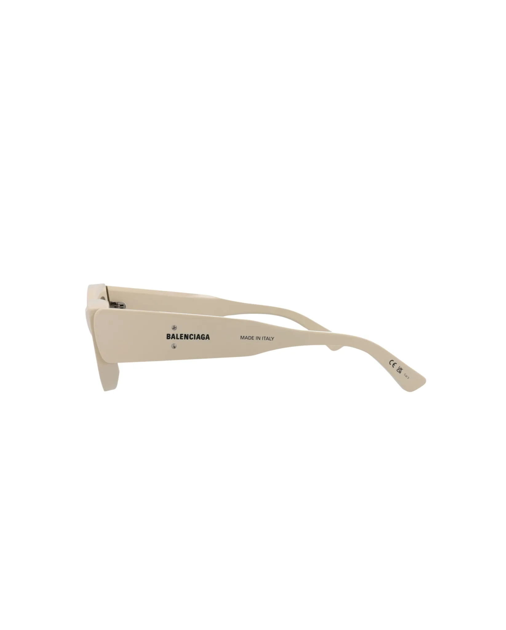Balenciaga Womens Cat Eye Beige Beige Grey Fashion Designer Eyewear