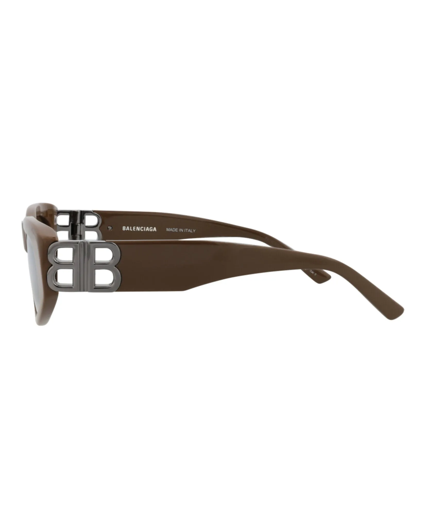 Balenciaga Womens Cat Eye Brown Ruthenium Bronze Fashion Designer Eyewear