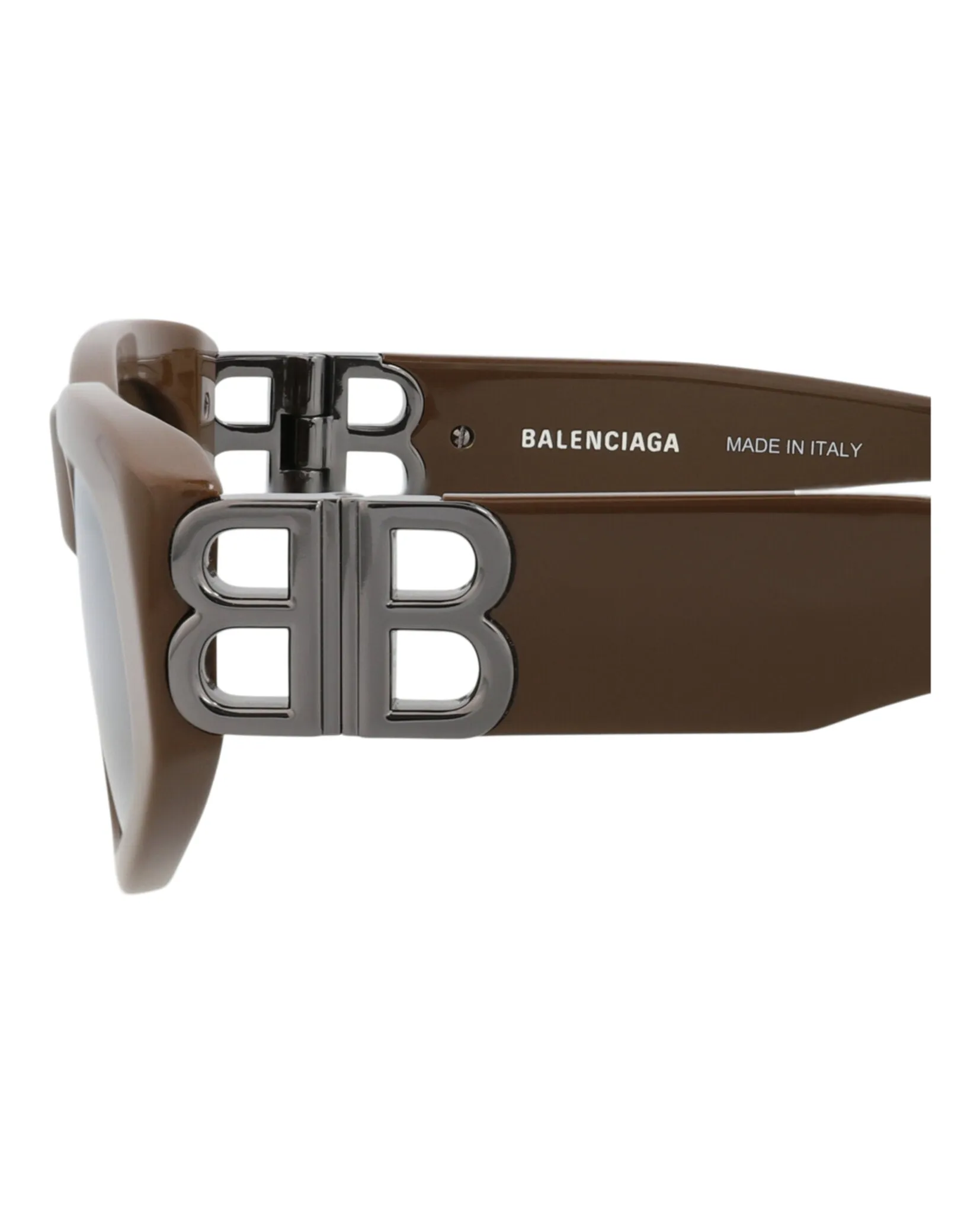 Balenciaga Womens Cat Eye Brown Ruthenium Bronze Fashion Designer Eyewear