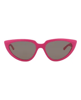 Balenciaga Womens Cat Eye Fuchsia Fuchsia Brown Fashion Designer Eyewear