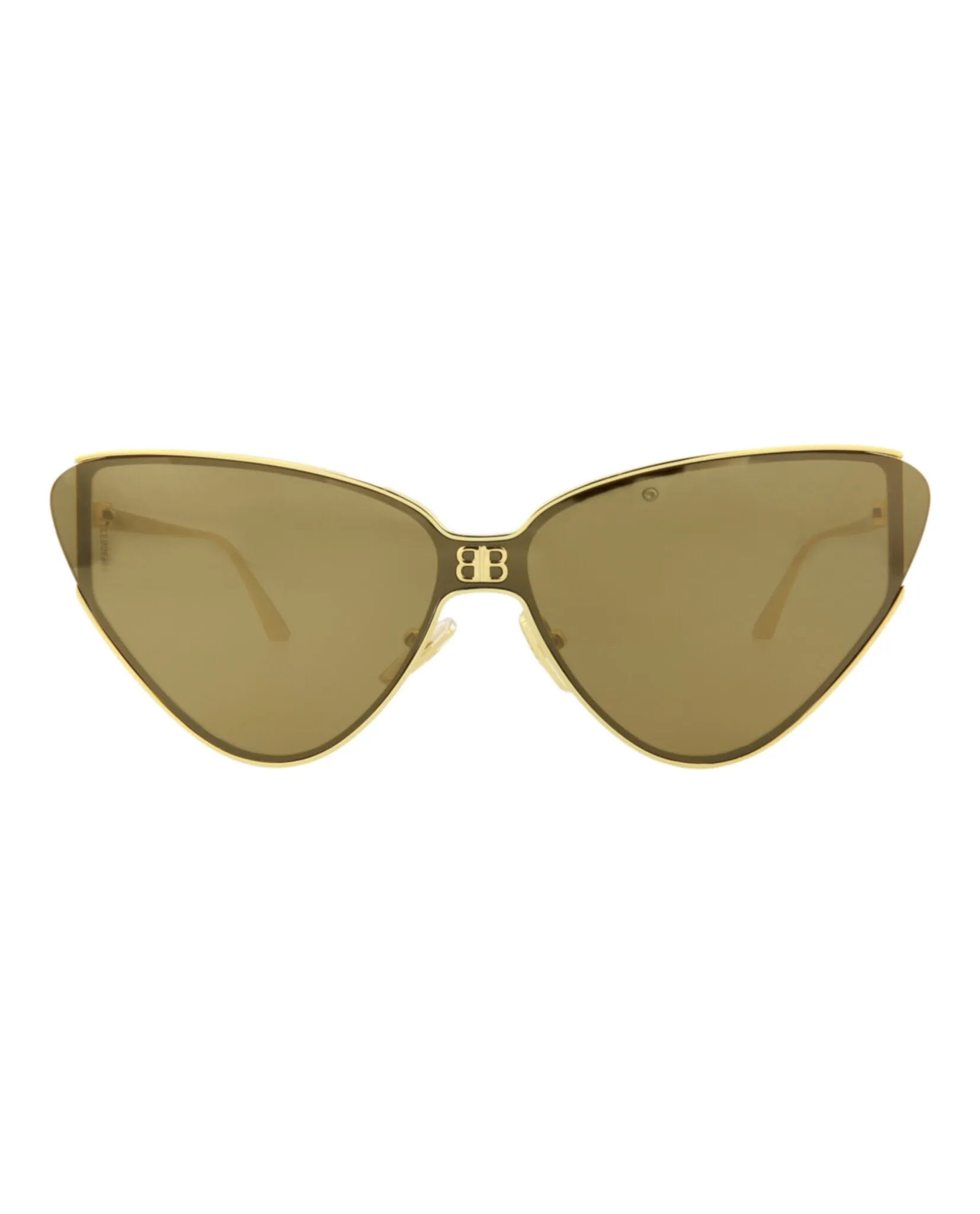 Balenciaga Womens Cat Eye Gold Gold Bronze Fashion Designer Eyewear