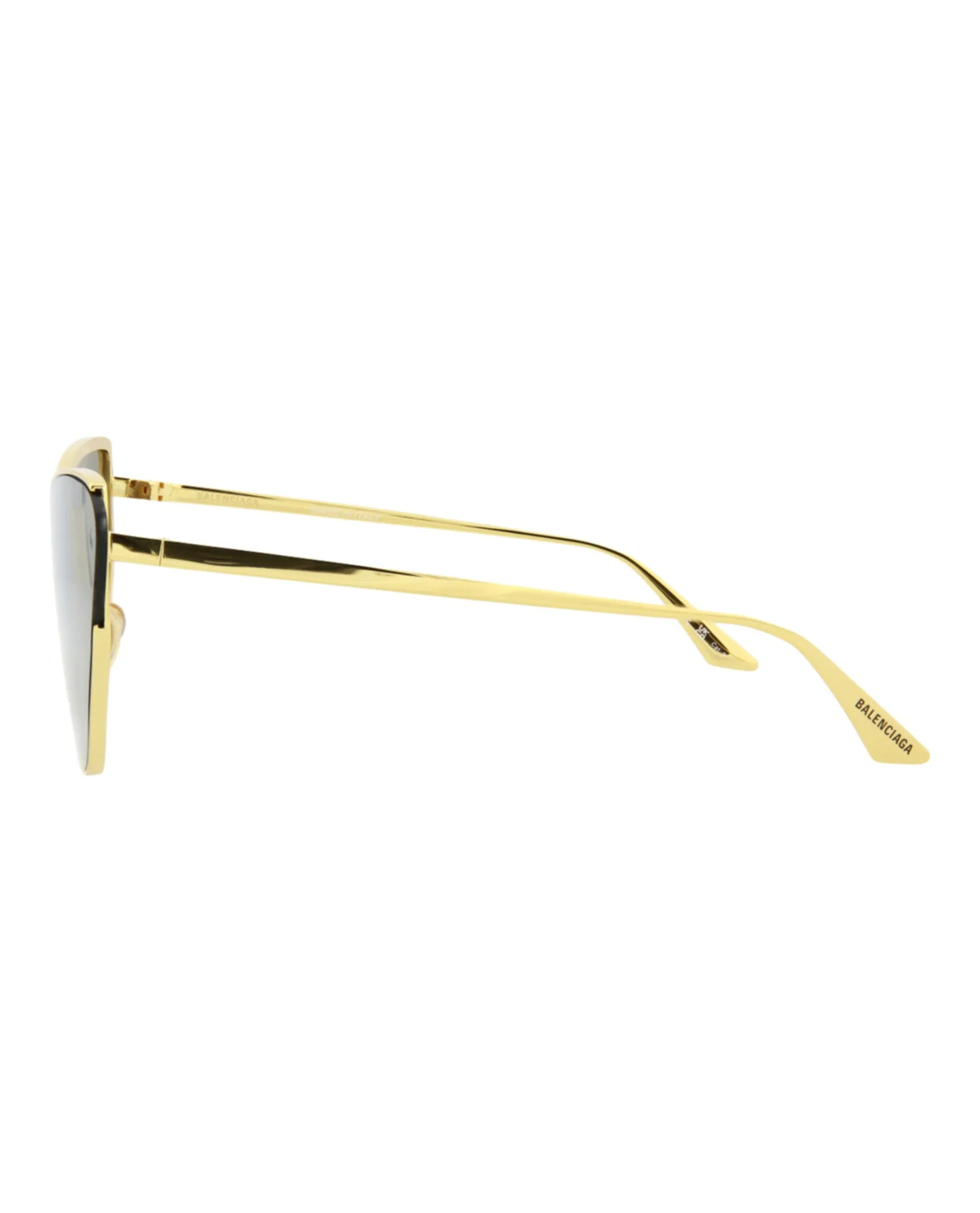 Balenciaga Womens Cat Eye Gold Gold Bronze Fashion Designer Eyewear