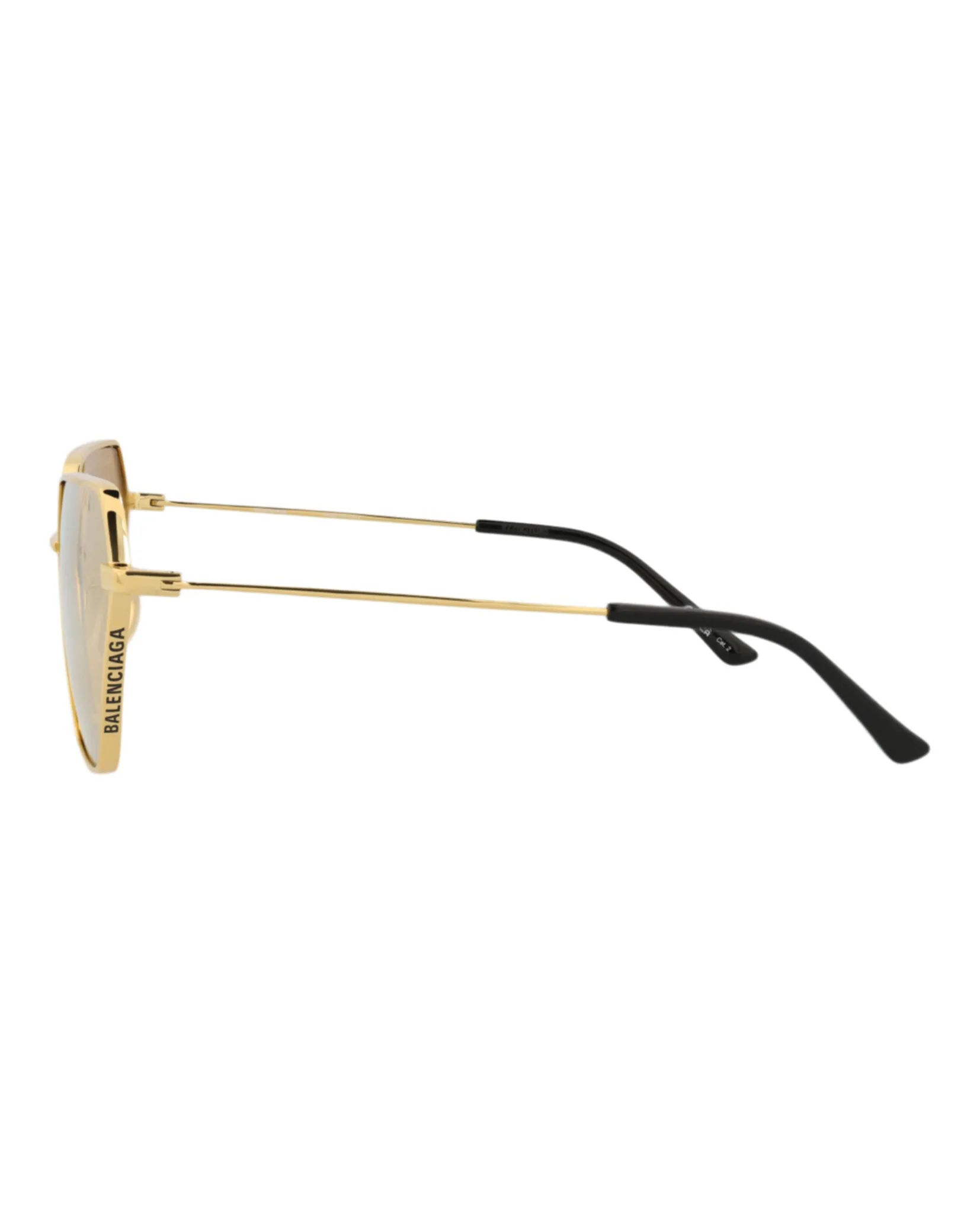 Balenciaga Womens Cat Eye Gold Gold Yellow Fashion Designer Eyewear