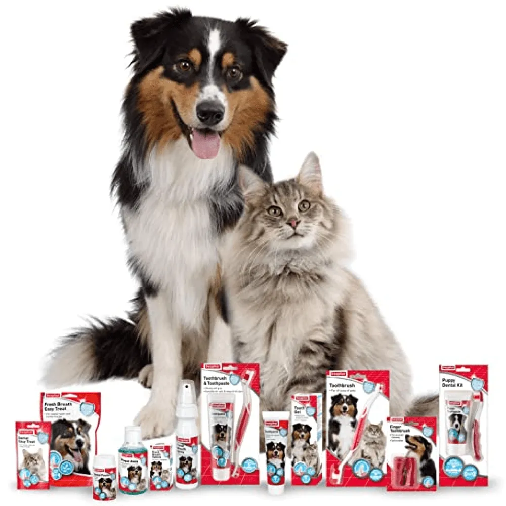 Beaphar Tooth Gel and Puppy Potty Trainer for Dogs Combo