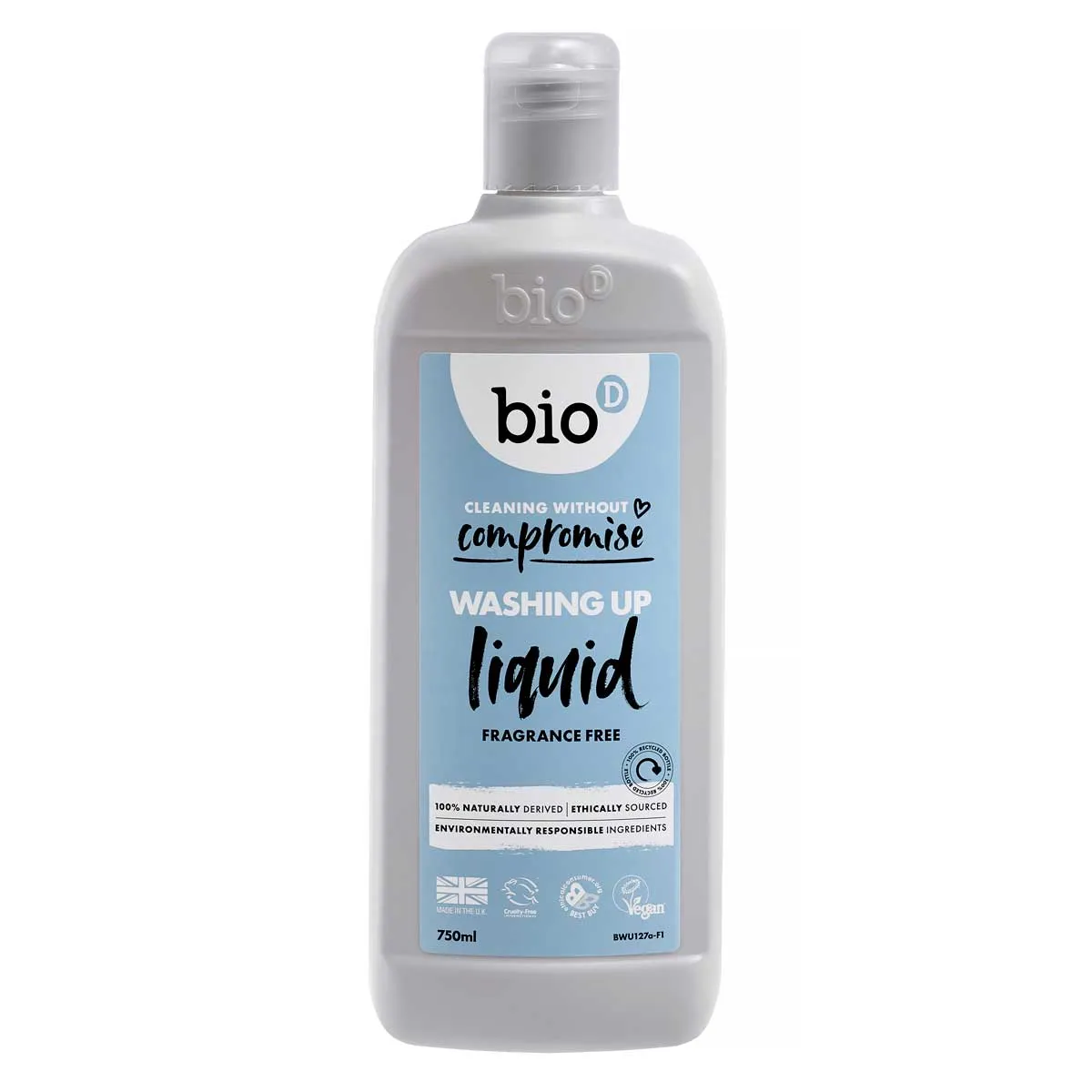 Bio-D Fragrance Free Washing Up Liquid 750ml