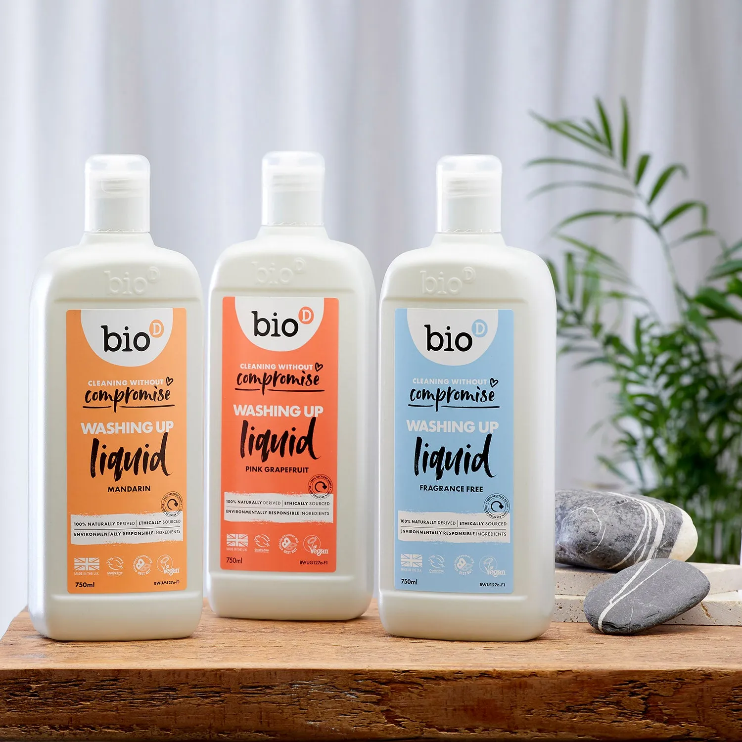 Bio-D Fragrance Free Washing Up Liquid 750ml