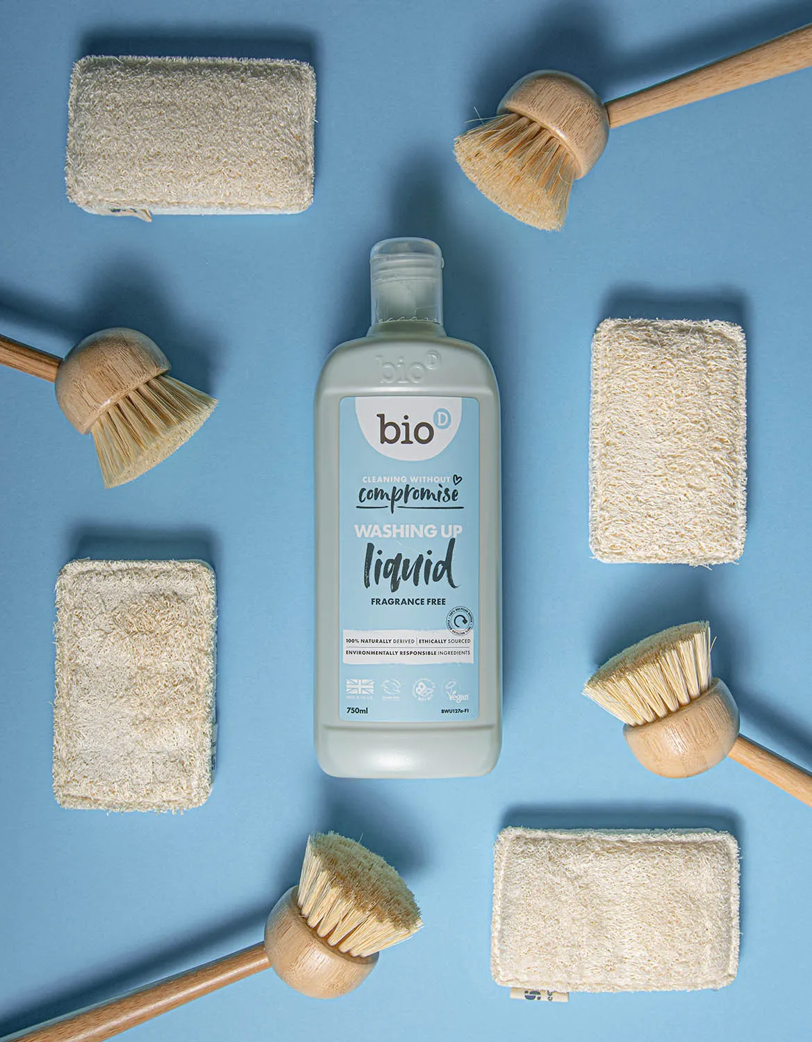 Bio-D Fragrance Free Washing Up Liquid 750ml