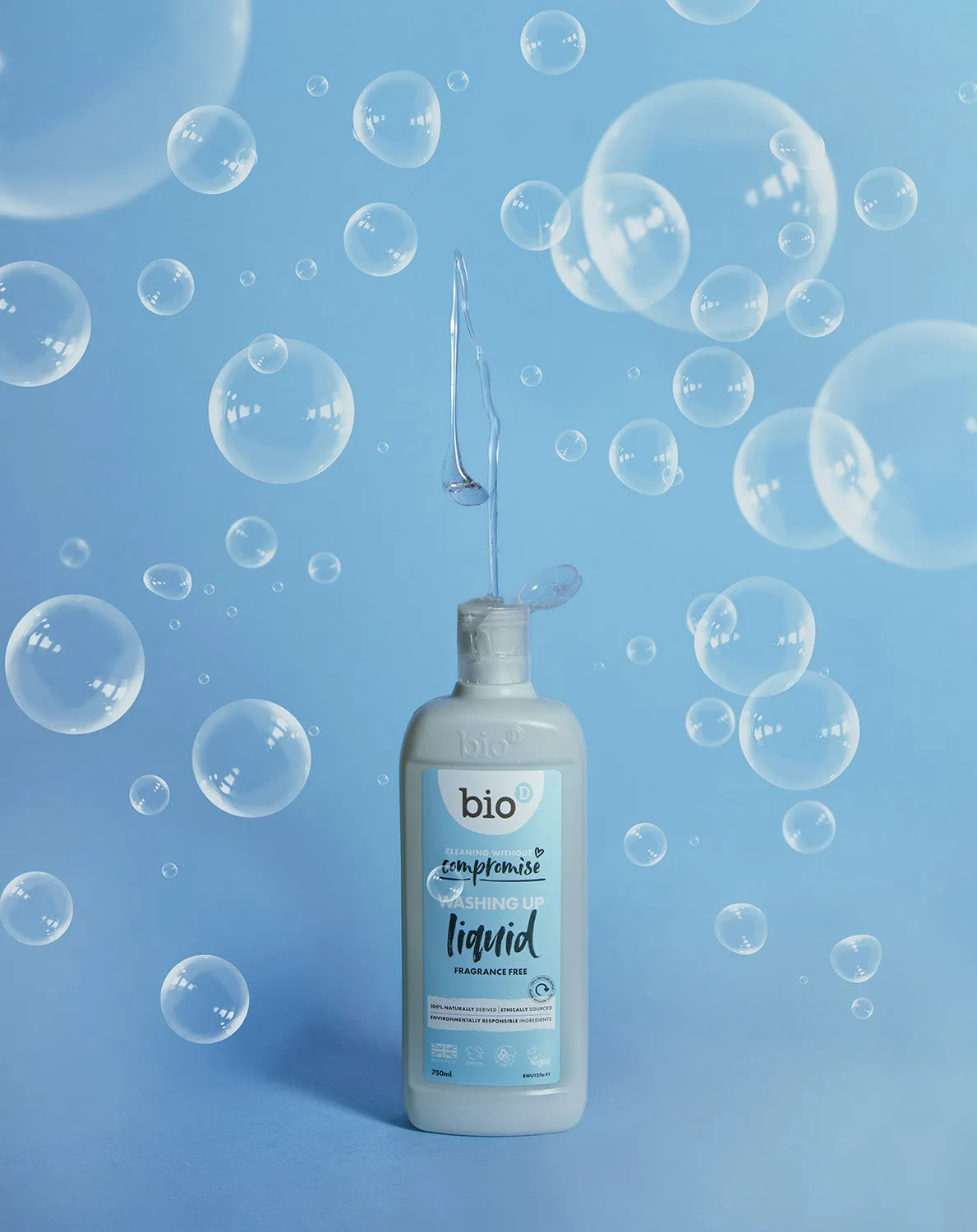 Bio-D Fragrance Free Washing Up Liquid 750ml
