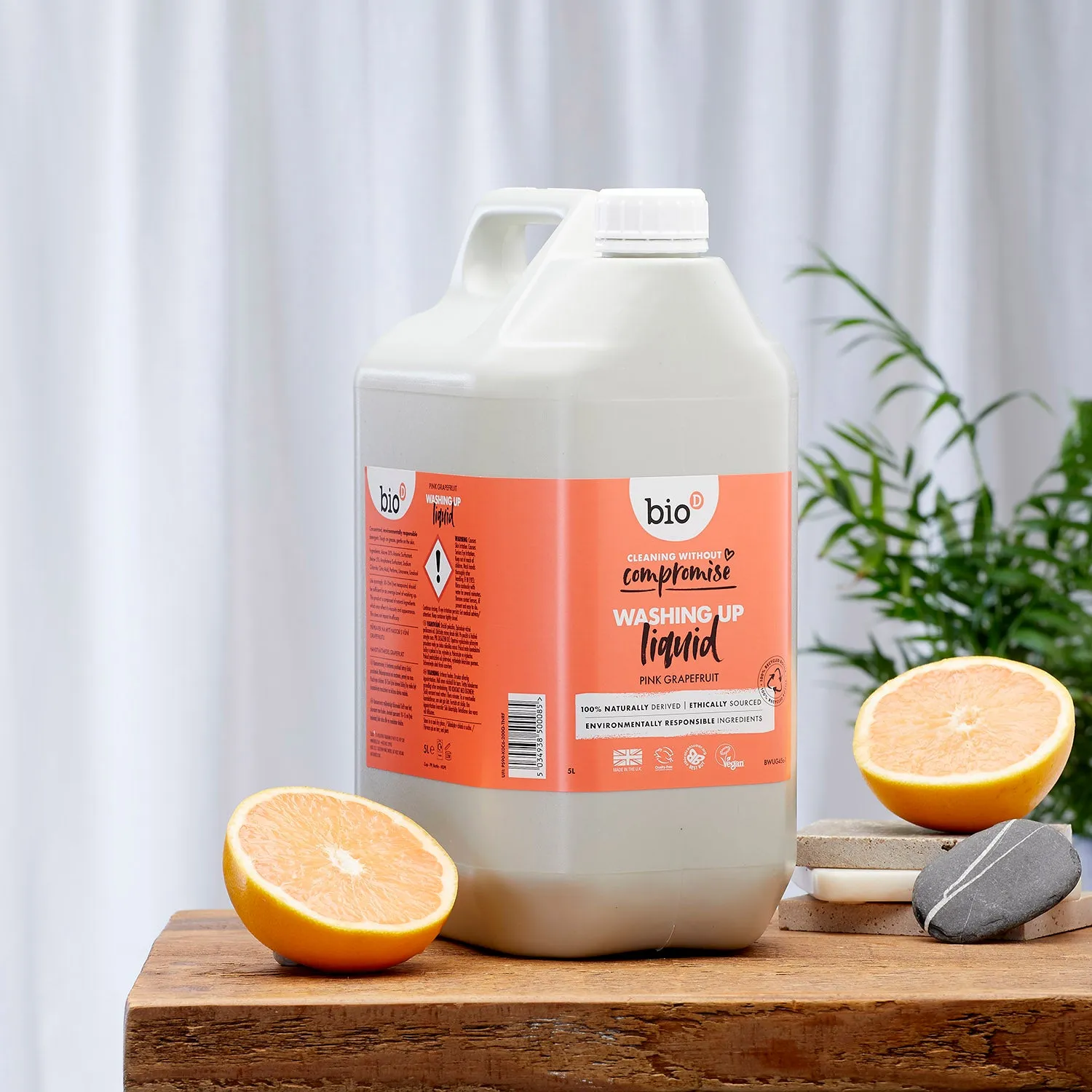 Bio-D Pink Grapefruit Washing Up Liquid 5L