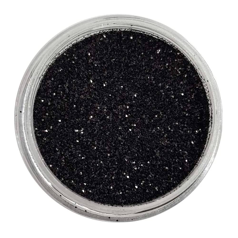 Black Glitter (Fine Metallic Glitter) - Black Magic