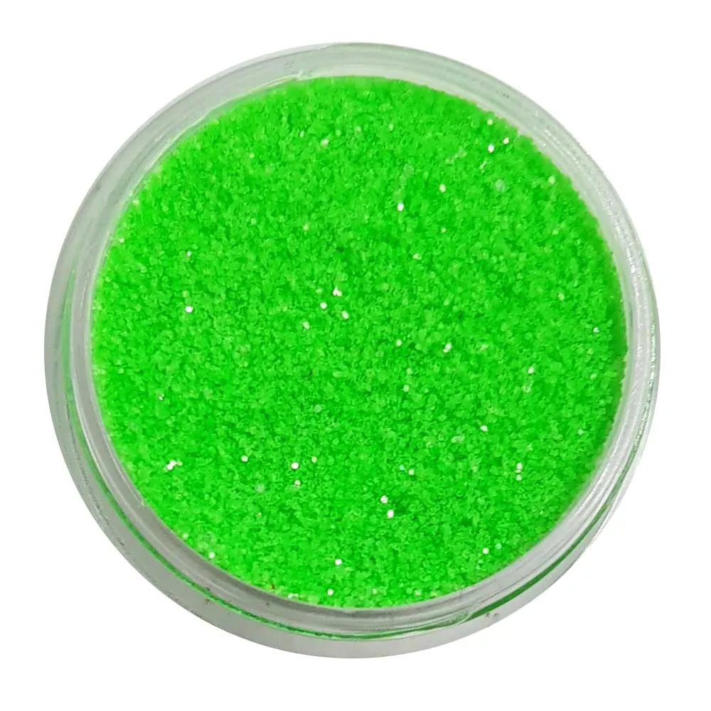 Bright Green Glitter (Fine Neon UV Glitter) - Green Cross Code