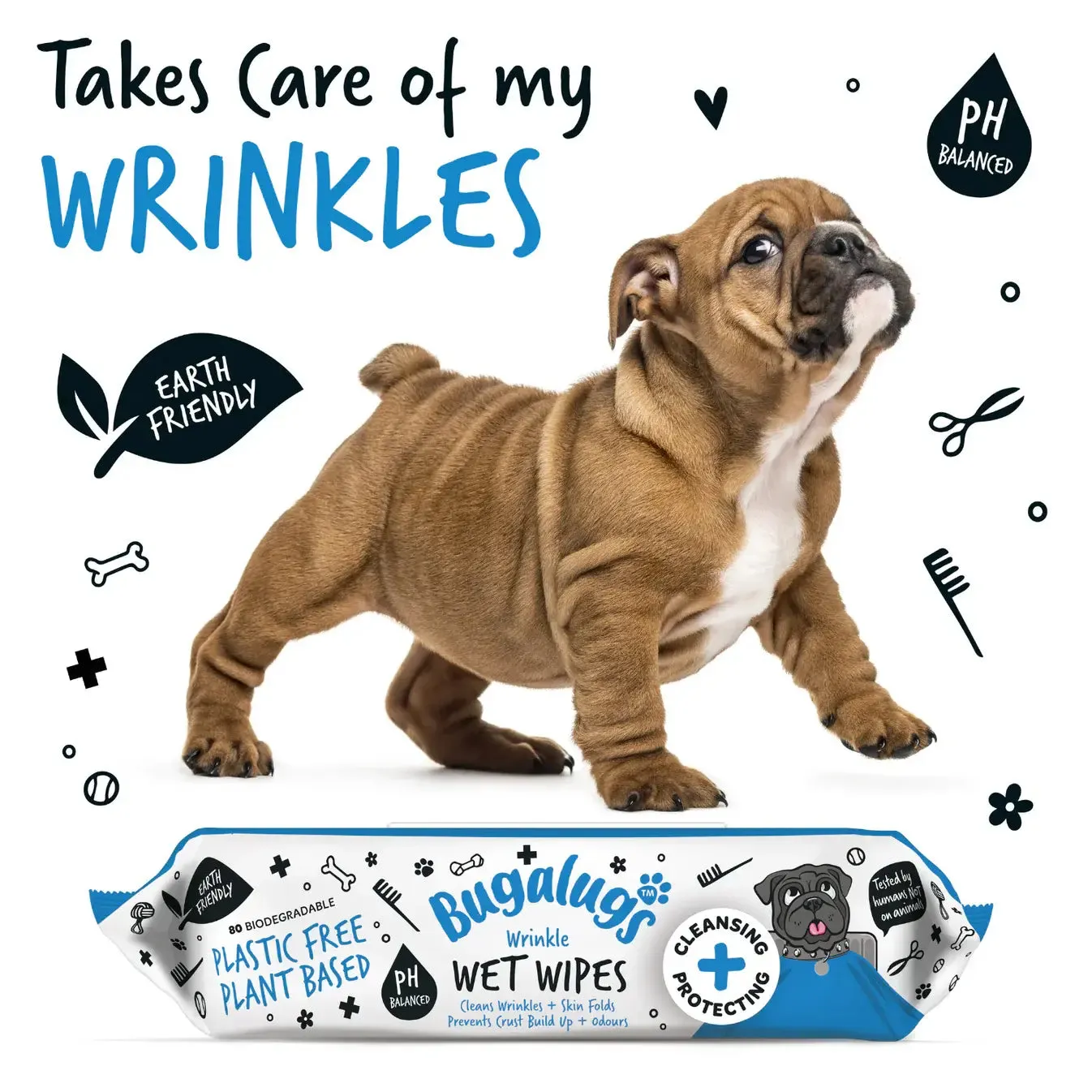 Bugalugs Wrinkle Wet Wipes