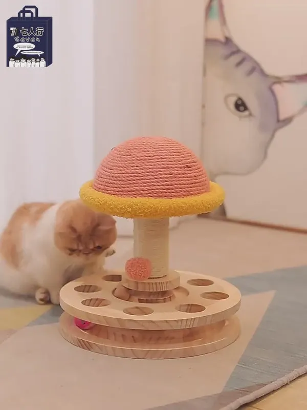 Cat Claw Sharpener,  Pet Supplies, Popular, Stable, Durable, Long Lasting, Vertical Type, Natural Hemp Twine, Easy Assembly