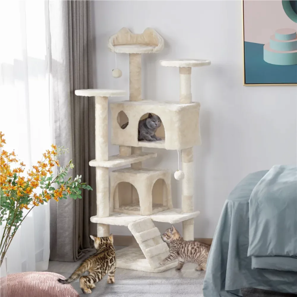 Cat Climbing Sisal Rope Tower