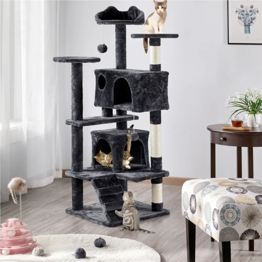 Cat Climbing Sisal Rope Tower