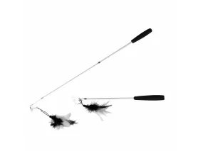 Cat Fishing Rod Telescope 35-95CM black/white