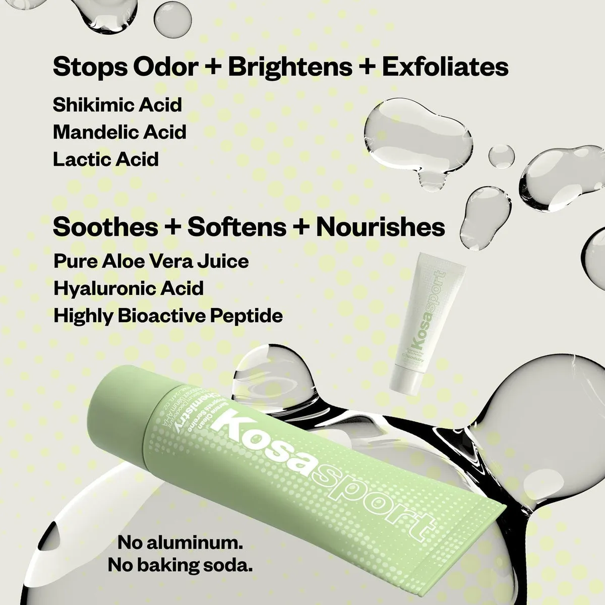 Chemistry AHA Serum Deodorant, Serene Clean