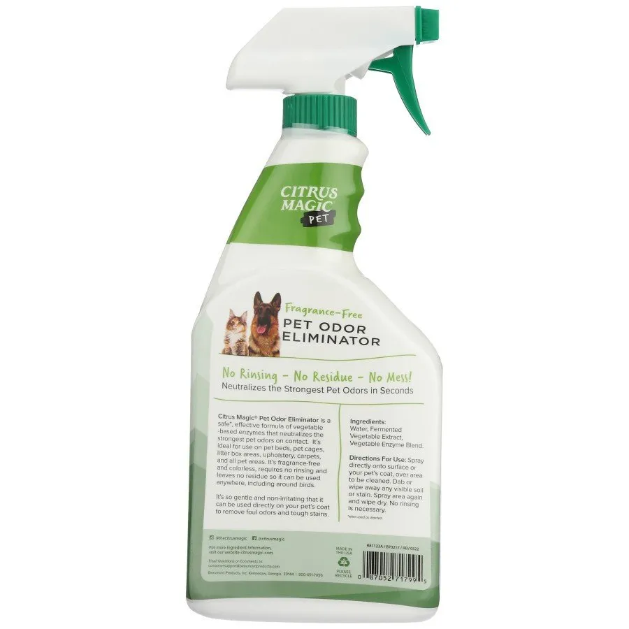 Citrus Magic Citrus Magic Pet Odor Eliminator Trigger Sprayer 22 oz Spray