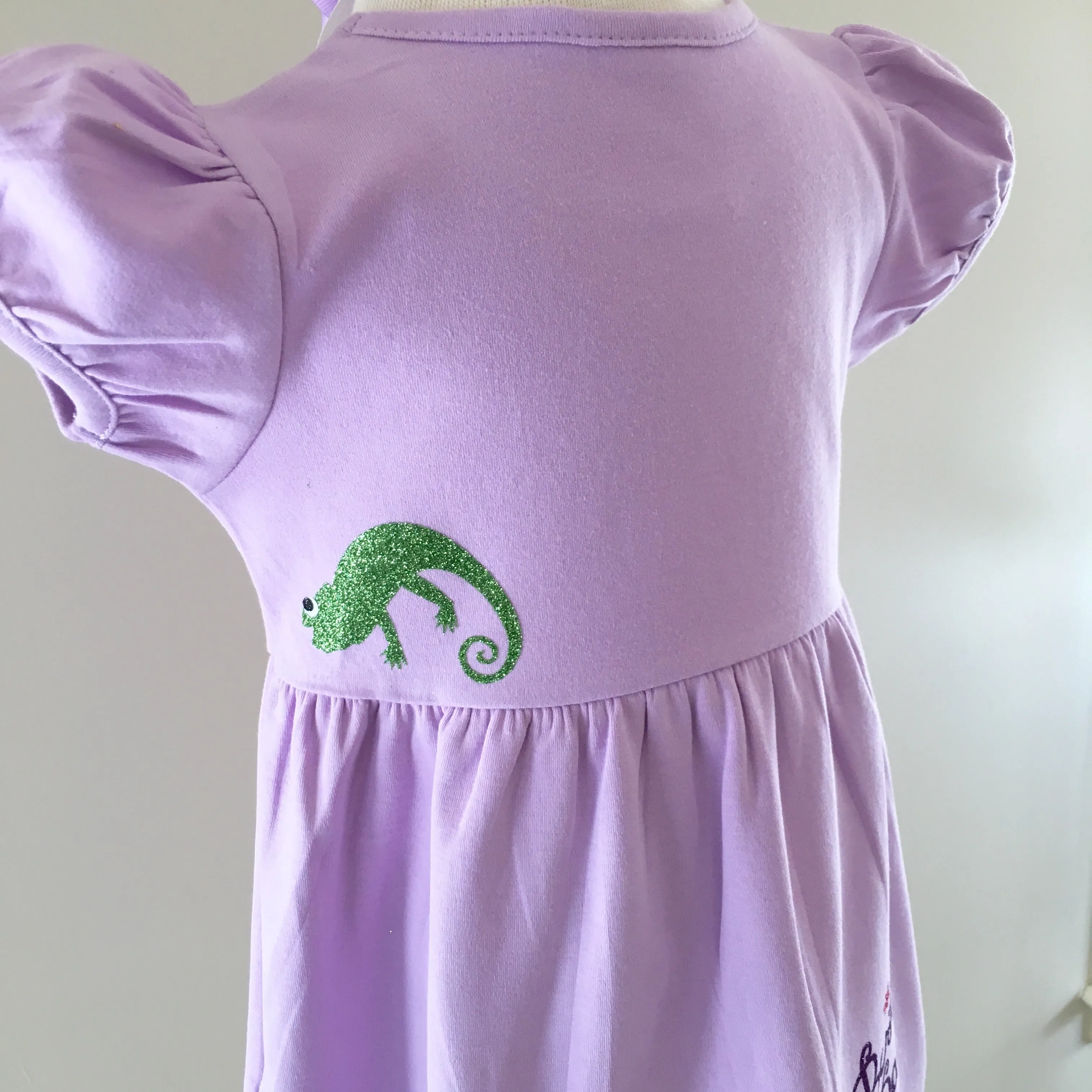 Classic Rapunzel Princess Glitter Dress