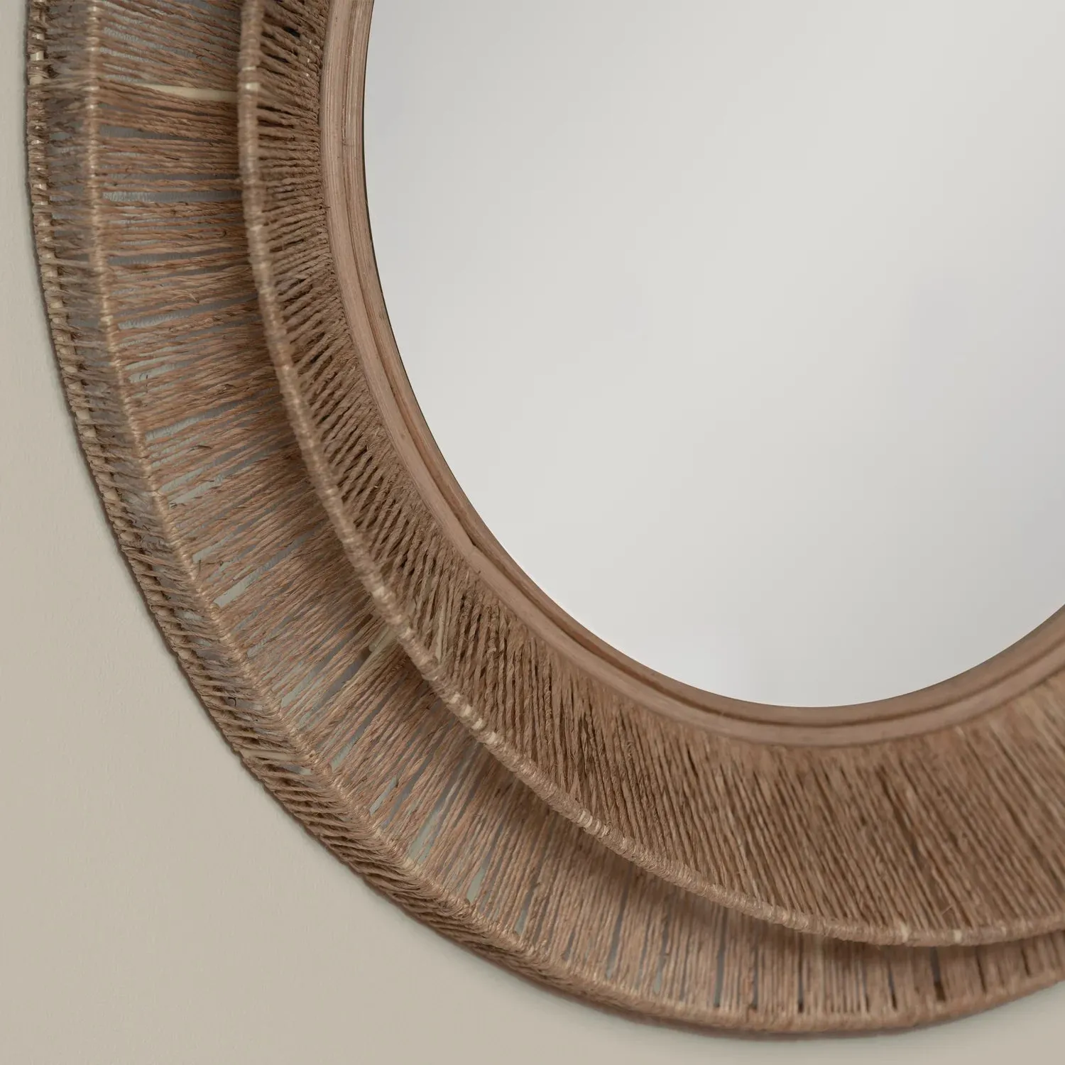 Collins Small Jute Mirror