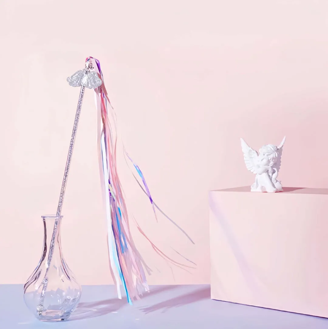 Fairy Wing Cat Teaser Stick Cat Toy