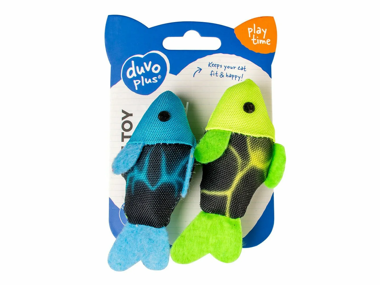 Flash fishes 2pc - 10x5x3cm blue/green