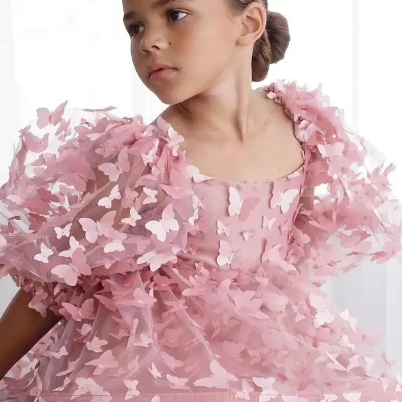 Girls' Princess Butterfly Tutu Dress
