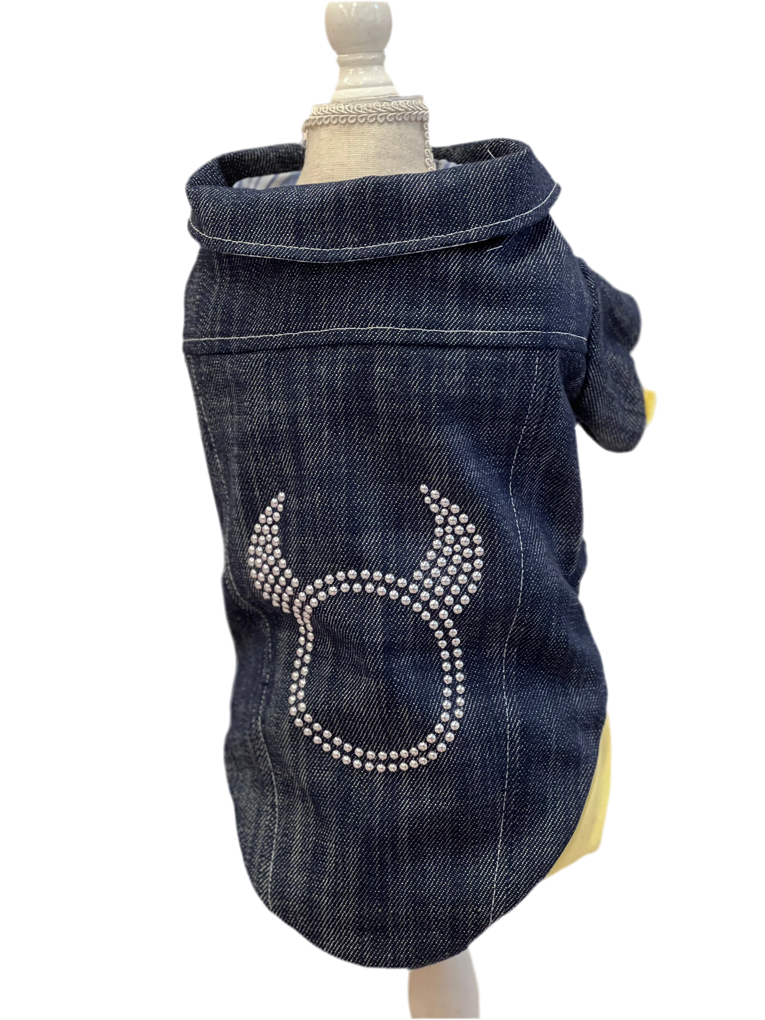 Giubbino in Jeans Logo Jellow A204/10