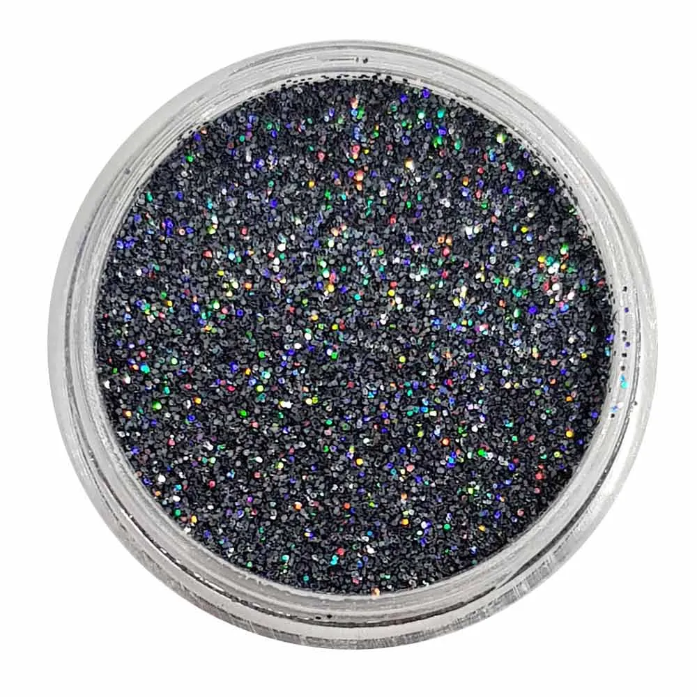 Grey Glitter (Fine Holographic Glitter) - She Got Slated
