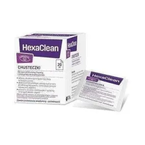 HEXACLEAN wipes to specialized health care and blepharitis