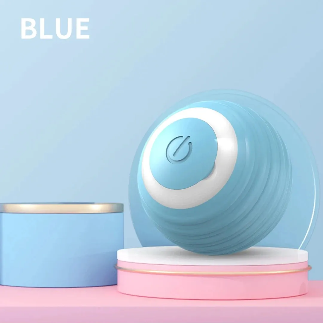 Interactive Cat Ball Toy Pet Silicone Premium Rechargeable with Light